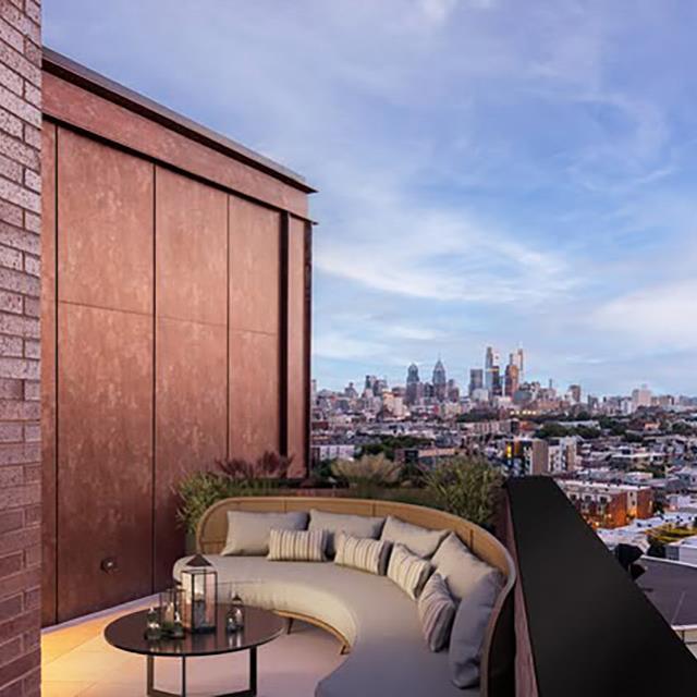 A view overlooking the city